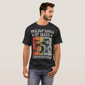 Drummer Percussie Retro  T-shirt (Voorkant volledig)
