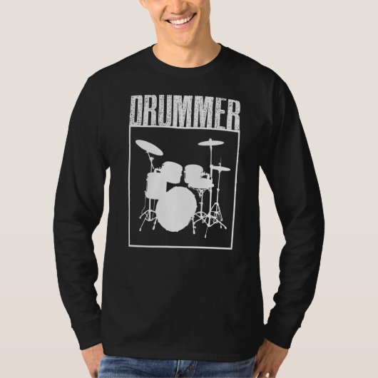 Drummer Percussionist T-shirt (Voorkant)