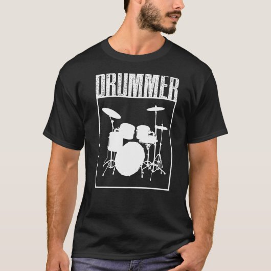 Drummer Percussionist T-shirt (Voorkant)