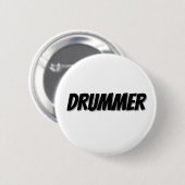 DRUMMER PIN RONDE BUTTON 5,7 CM (Voorkant /achterkant)