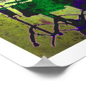 Drummer Pop art, Copyright Karen J Williams Poster (Hoek)