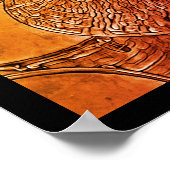 DRUMMER Poster Drum Kit Snare Cymbal Drummen Kunst (Hoek)