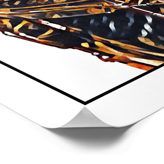 Drummer Poster Snare Drum and Drum Sticks Drumming (Hoek)