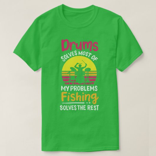Drummer Quote Drums 1 T-shirt (Design voorkant)