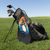 Drummer Retro  Golfhanddoek (Groen)