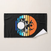 Drummer Retro  Handdoek (Handdoek)