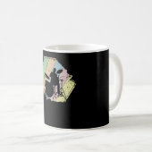 Drummer Retro Koffiemok (Voorkant rechts)