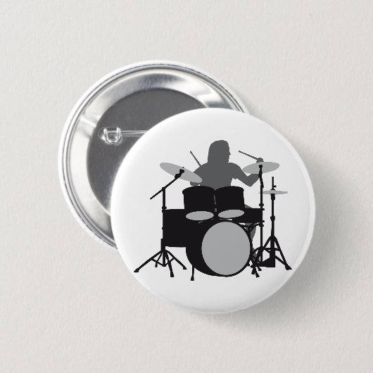 drummer ronde button 5,7 cm (Voorkant /achterkant)
