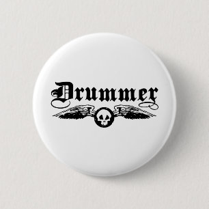 Drummer Ronde Button 5,7 Cm
