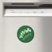 Drummer Shamrocks omlijnd groen Magneet (Insitu (Vaatwasser))