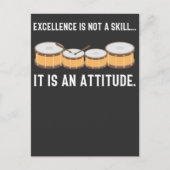 Drummer Skill Attitude Drumming Instrument love Briefkaart (Voorkant)