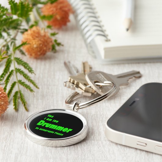 Drummer Sleutelhanger (Zijkant)