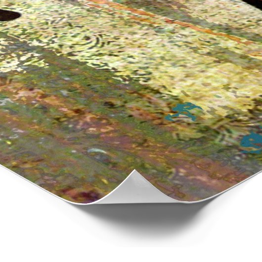 Drummer Streak, Copyright Karen J Williams Poster (Hoek)