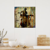 Drummer Streak, Copyright Karen J Williams Poster (Keuken)