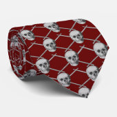 Drummer Stropdas Skulls Drumsticks Musician Rock & (Opgerold)