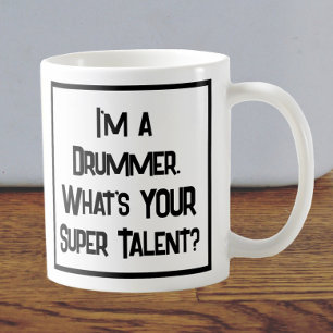 Drummer Super Talent. KoffieMok