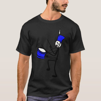 Drummer swinging family t-shirt