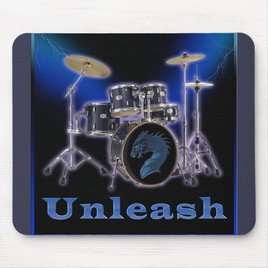 Drummer t-shirts muismat (Voorkant)