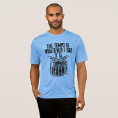 Drummer Tempo Music Band Percussion Drum Set Funny T-shirt (Voorkant volledig)