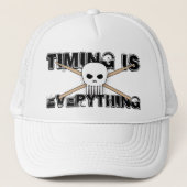 Drummer Timing is Alles Musicus Trucker Pet (Voorkant)