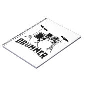 drummer | Trommelmusicus Gifts Notitieboek (Linkerzijde)