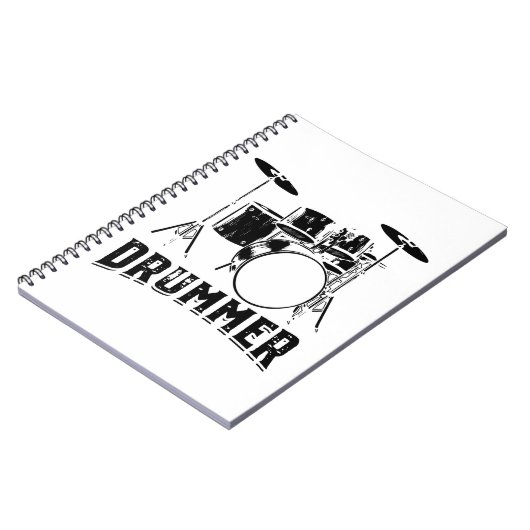 drummer | Trommelmusicus Gifts Notitieboek (Linkerzijde)