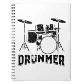 drummer | Trommelmusicus Gifts Notitieboek (Voorkant)