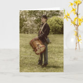 Drummer uit de burgeroorlog kaart (Gele Bloem)