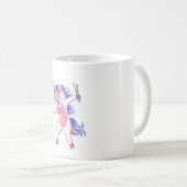 Drummer Unicorn Koffiemok (Voorkant rechts)
