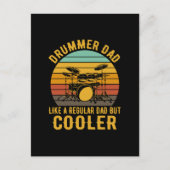 Drummer vader houdt van een gewone vader, maar koe briefkaart (Voorkant)