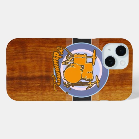 drummer van de band Case-Mate iPhone case (Achterkant (horizontaal))