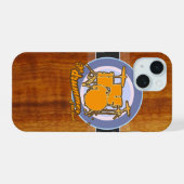 drummer van de band iPhone 15 case (Achterkant horizontaal)