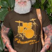 drummer van de rockband t-shirt