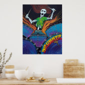 Drummer van het dode Poster (Keuken)
