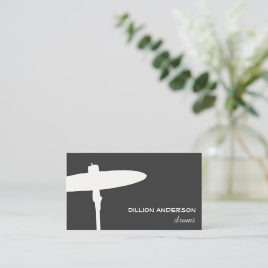 Drummer Visitekaartje (Staand voorkant)