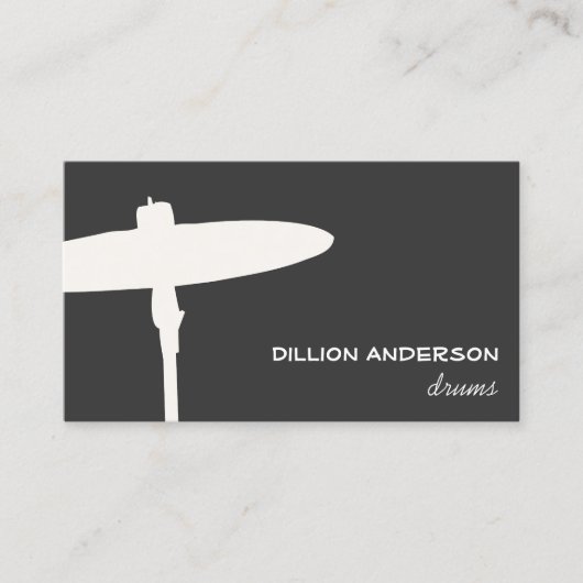 Drummer Visitekaartje (Voorkant)