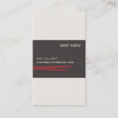 Drummer Visitekaartje (Voorkant)