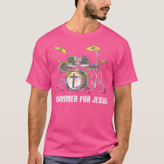 Drummer voor Jesus - Christelijke bandmuzikant Wor T-shirt