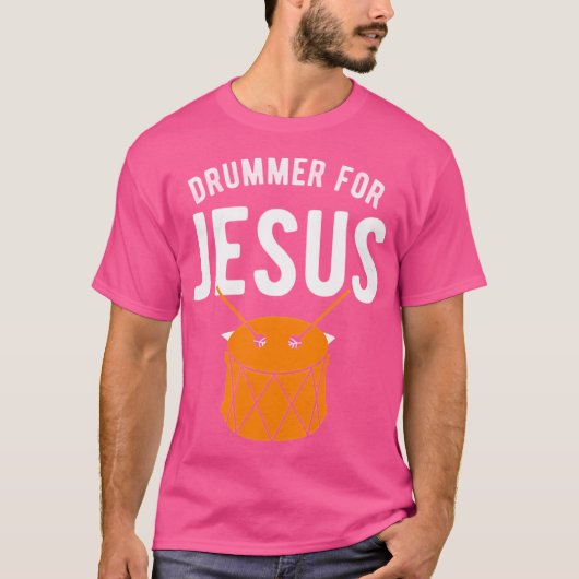Drummer voor Jesus Tri-Blend T-shirt (Voorkant)
