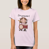 Drummer - Vrouw Tshirts en cadeaus (Voorkant)