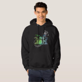 Drummer Waterverf Drummer Musician Drumsticks Hoodie (Voorkant volledig)