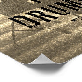 Drummer Zone Drum Kit Music Drumming Poster (Hoek)