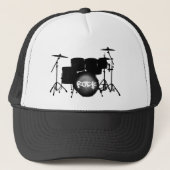 drummer - zwart pet (Voorkant)