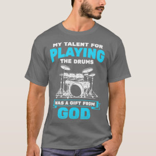 Drummers afspelen van God drummer T-shirt