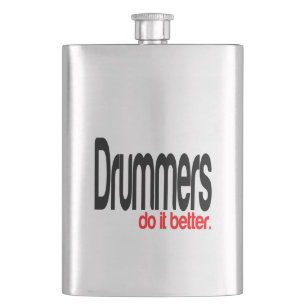 Drummers doen het beter heupfles