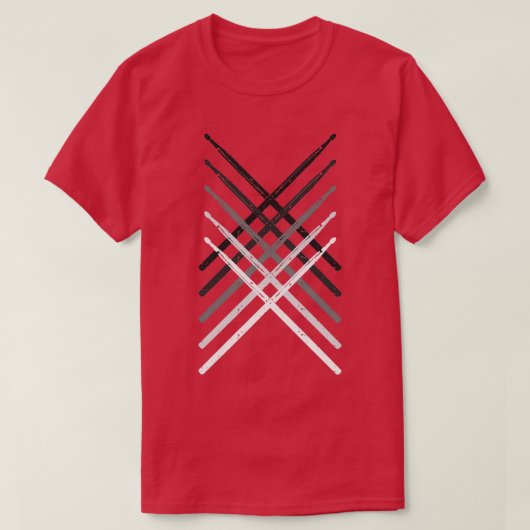 Drummers Drum Sticks Percussion Gift For Musician  T-shirt (Design voorkant)