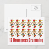 Drummers Drummers Briefkaart (Voorkant / Achterkant)