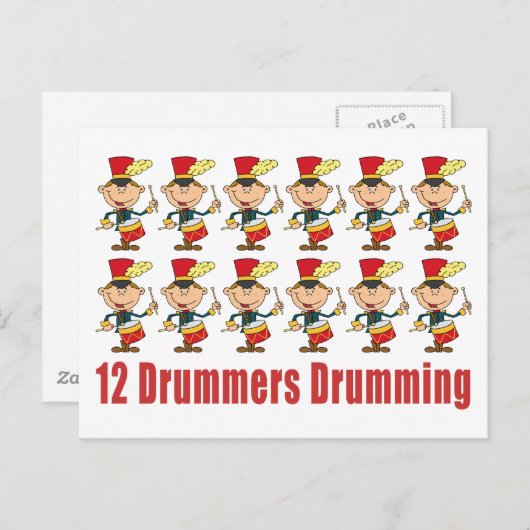 Drummers Drummers Briefkaart (Voorkant / Achterkant)