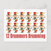 Drummers Drummers Briefkaart (Voorkant)
