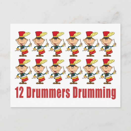 Drummers Drummers Briefkaart (Voorkant)